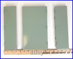 NOS 70s Marvin 282 Avocado Green Metal Dual Alternating Window Fan WORKS Portabl