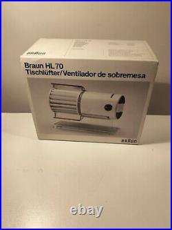 NOS BRAUN PERSONAL FAN HL-70 1970s Designed by Reinhold Weiss Made in Germany