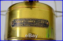 Nice Little 8 GE General Electric All Brass Antique Electric Fan