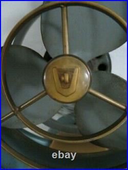 Nice VTG. Mid Century Vornado 2-Speed Electric All-Metal Fan Model 16C2-1 Works