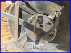 OLD ECK HURRICANE 110 Volt DC BALL MOTOR FAN FOR RESTORE MISSING CAGE NOT TESTED