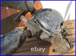 OLD ECK HURRICANE 110 Volt DC BALL MOTOR FAN FOR RESTORE MISSING CAGE NOT TESTED