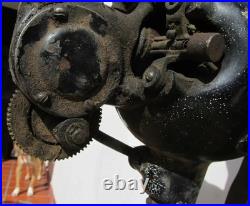 OLD ECK HURRICANE 110 Volt DC BALL MOTOR FAN FOR RESTORE MISSING CAGE NOT TESTED