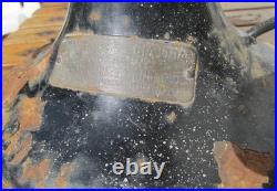 OLD ECK HURRICANE 110 Volt DC BALL MOTOR FAN FOR RESTORE MISSING CAGE NOT TESTED