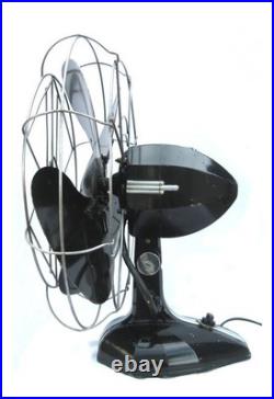OUTSTANDING Minty Antique 1930s Art Deco Vintage Electric Fan. Works A+. Brass