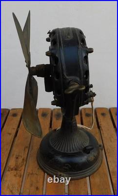 Old 1901 General Electric Pancake Fan, For Restore, Missing Cage, Not Tested Old 1901 General Electric Pancake Fan, For Restore, Missing Cage, Not Tested
