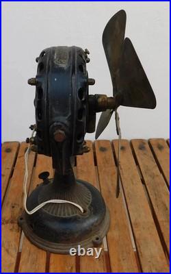 Old 1901 General Electric Pancake Fan, For Restore, Missing Cage, Not Tested Old 1901 General Electric Pancake Fan, For Restore, Missing Cage, Not Tested