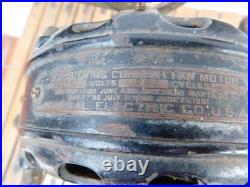 Old 1901 General Electric Pancake Fan, For Restore, Missing Cage, Not Tested Old 1901 General Electric Pancake Fan, For Restore, Missing Cage, Not Tested