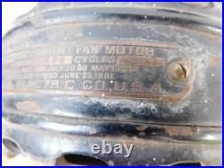 Old 1901 General Electric Pancake Fan, For Restore, Missing Cage, Not Tested Old 1901 General Electric Pancake Fan, For Restore, Missing Cage, Not Tested