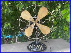 Old Antique Rare Marelli Verno No. 2836167 Electric Table Fan, Made In Italy