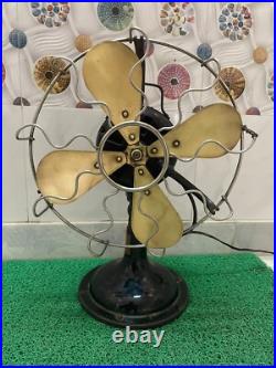 Old Antique Rare Marelli Verno No. 2836167 Electric Table Fan, Made In Italy