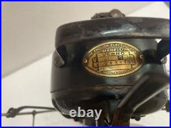 Old Antique Rare Marelli Verno No. 2836167 Electric Table Fan, Made In Italy