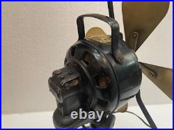 Old Antique Rare Marelli Verno No. 2836167 Electric Table Fan, Made In Italy