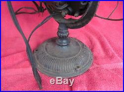 Old GE General Electric Brass Fan Old Pancake Motor 12 Antique Vintage Original