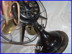 Old Robbins & Myers 13 Brass Blade Fan Model 2110 Works