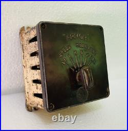 Old Vintage Cast Iron & Bakelite GEC Armor Ceiling Fan Speed Regulator, England