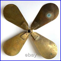Original Brass Blade for Antique Westinghouse fan, late 1800's, early 1900's