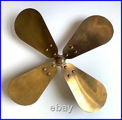 Original Brass Blade for Antique Westinghouse fan, late 1800's, early 1900's