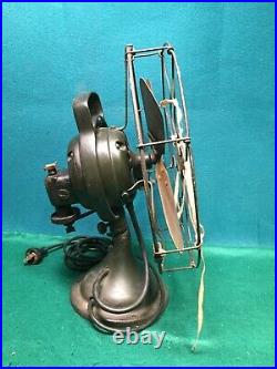 Outstanding Antique General Electric Oscillating Fan. Pat. 1906. Original Paint
