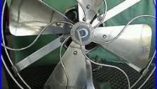 Pittsburgh Electric Type G8 antique chrome 8 fan