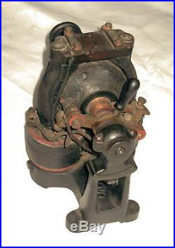 Pre-Patented c1890 CROCKER WHEELER 1/6th HP BiPolar Antique Electric Motor