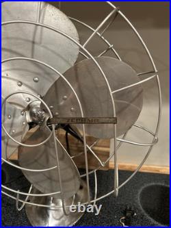 Pre War HUNTER Zephair #265 Type C-16 16 Inch Electric 3-Speed Table Fan 40s