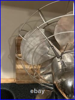 Pre War HUNTER Zephair #265 Type C-16 16 Inch Electric 3-Speed Table Fan 40s