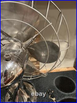 Pre War HUNTER Zephair #265 Type C-16 16 Inch Electric 3-Speed Table Fan 40s