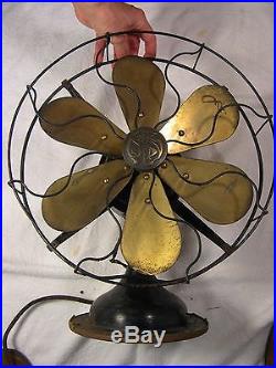 RARE ANTIQUE MILITARY US NAVY ROBBINS & MYERS DIRECT CURRENT FAN CIRCA 1918-20