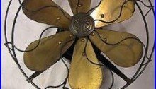RARE ANTIQUE MILITARY US NAVY ROBBINS & MYERS DIRECT CURRENT FAN CIRCA 1918-20