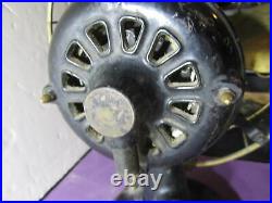 RARE! Antique 1909 Westinghouse Oscillating Brass VANE Electric Fan, unrestored