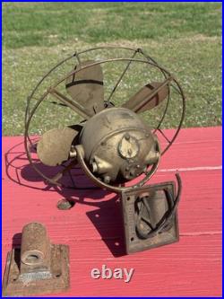 RARE Diehl 12 PULLMAN Electric TRAIN CAR Fan Circa 1913 Extra Base WOW