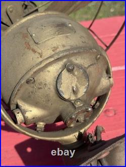 RARE Diehl 12 PULLMAN Electric TRAIN CAR Fan Circa 1913 Extra Base WOW