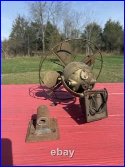 RARE Diehl 12 PULLMAN Electric TRAIN CAR Fan Circa 1913 Extra Base WOW