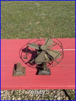 RARE Diehl 12 PULLMAN Electric TRAIN CAR Fan Circa 1913 Extra Base WOW