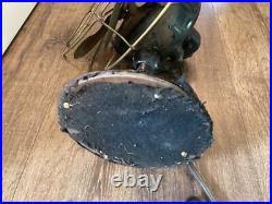 RARE EMERSON PANCAKE FAN 12 No. 12666 6BB/BC OSCILLATOR with ORNATE BASE TESTED