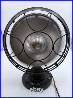 RARE Emerson Silver Swan Electric 4 Blade Oscillating Fan 10 Inch Working