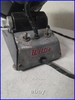 RARE ORIGINAL VINTAGE WITTIE ATOMIC SPACE AGE FAN HEATER COMBO 1950's TESTED