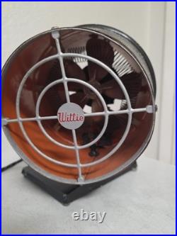 RARE ORIGINAL VINTAGE WITTIE ATOMIC SPACE AGE FAN HEATER COMBO 1950's TESTED