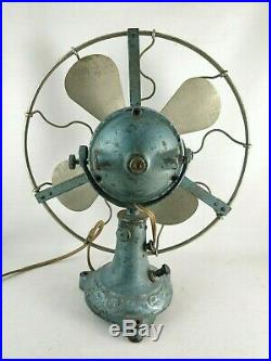 RARE Original 10 Ball Motor & Ornate Foot MARELLI Antique Early Electric Fan