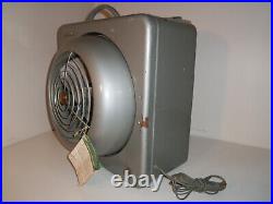 RARE VINTAGE Vornado B30CF-1 Turnabout Box Window Fan 3-Speed Turbine Art Deco