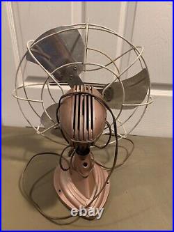 RARE Vintage 1950 Westinghouse Art Deco 3 Blade No. 12 LA 5A Oscillating Fan