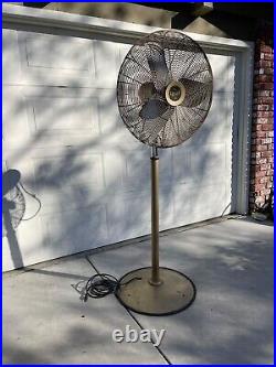 RARE Vintage Antique Art Deco Frigid Fan Aluminum Fan Blades