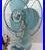 RARE_Vintage_MITSUBISHI_Electric_Fan_Antique_Showa_Retro_3_Stages_Japan_Remote_01_lzcl