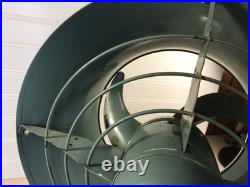 RARE! Vtg A. C. Gilbert A-3000 Green Oscillating Floor Table Fan Working RARE! Vtg A. C. Gilbert A-3000 Green Oscillating Floor Table Fan Working