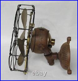 RARE WALL MOUNT FAN J. STONE & Co. ENGLAND DIEHL BASE PARTS MISSING FOR RESTORE