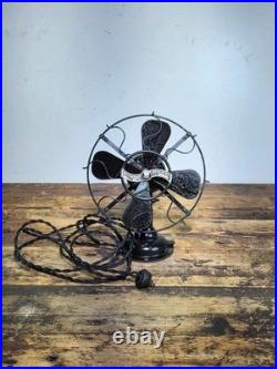 RARE Westinghouse 98926 B Whirlwind Fan Black S-Cage Antique 1910s 8 WORKS