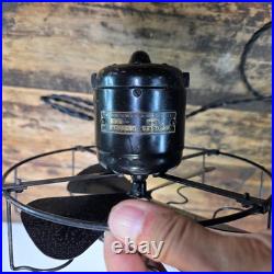 RARE Westinghouse 98926 B Whirlwind Fan Black S-Cage Antique 1910s 8 WORKS