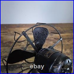 RARE Westinghouse 98926 B Whirlwind Fan Black S-Cage Antique 1910s 8 WORKS
