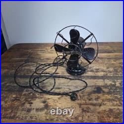RARE Westinghouse 98926 B Whirlwind Fan Black S-Cage Antique 1910s 8 WORKS